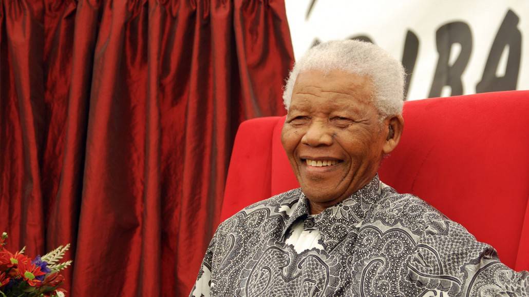 Former president Nelson Mandela