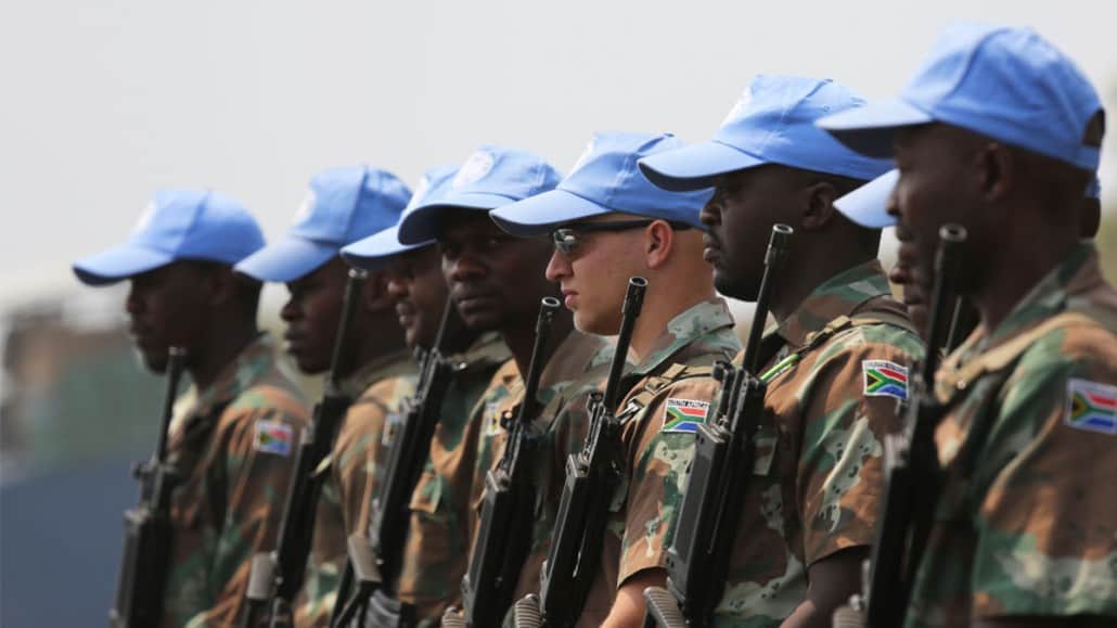 SOuth African defence force troops