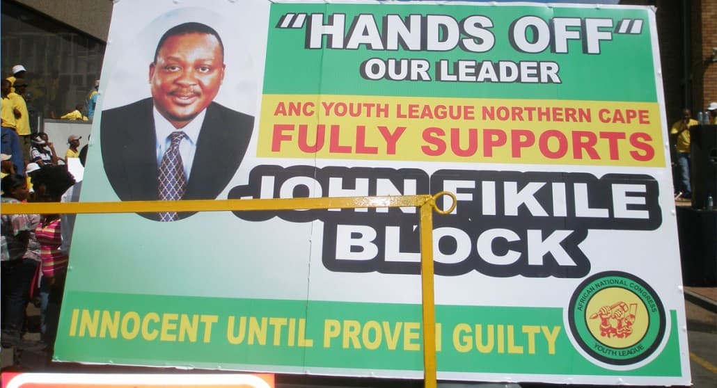 John Block poster of support