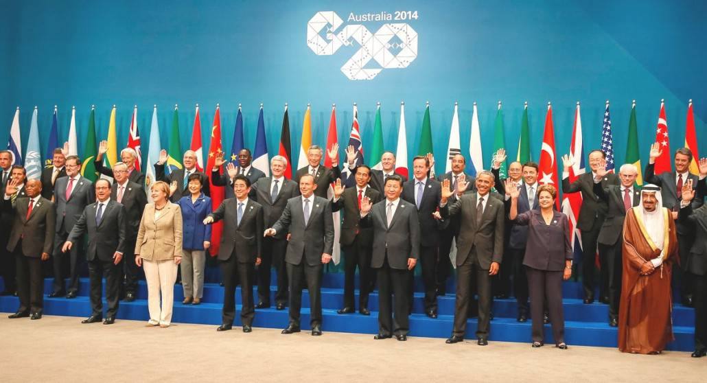 G20 leaders in Brisbane, 2014