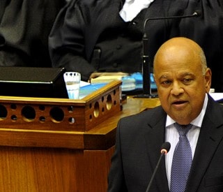 Finance Minister Pravin Gordhan