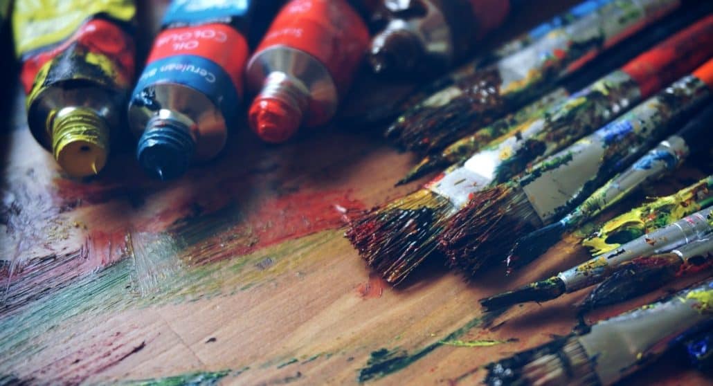 Oil paint supplies