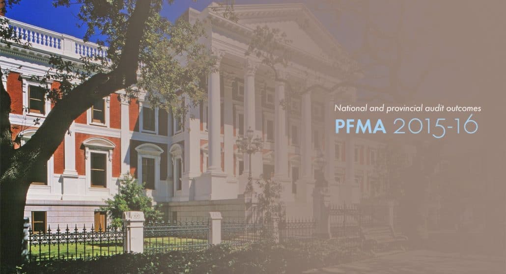 Natopnal and provincial audit outcomes 2016