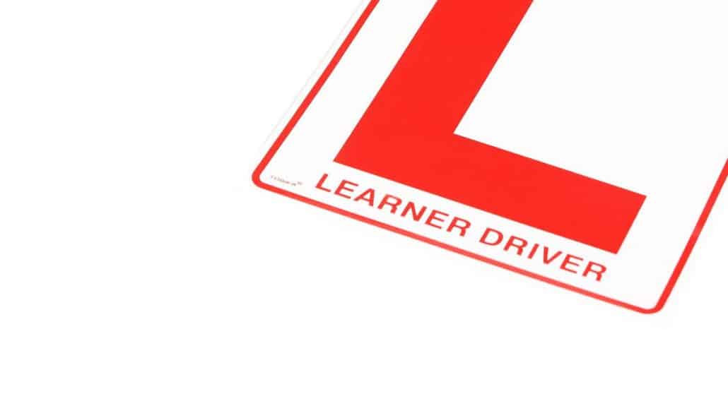 learner driver sign
