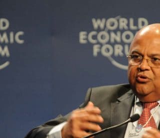 Former finance minister Pravin Gordhan