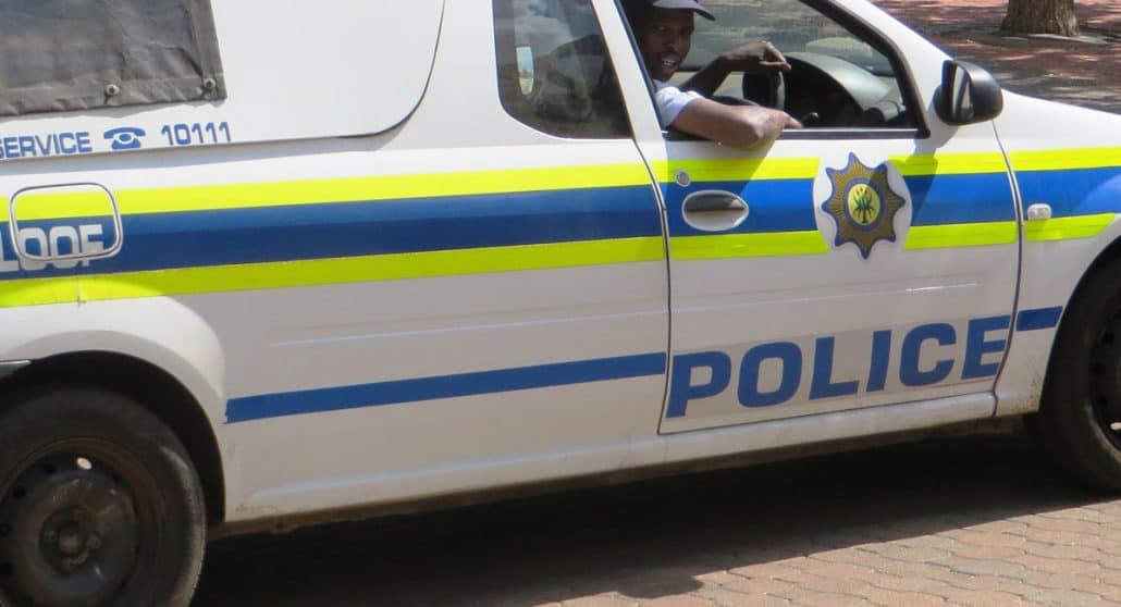 South African police van