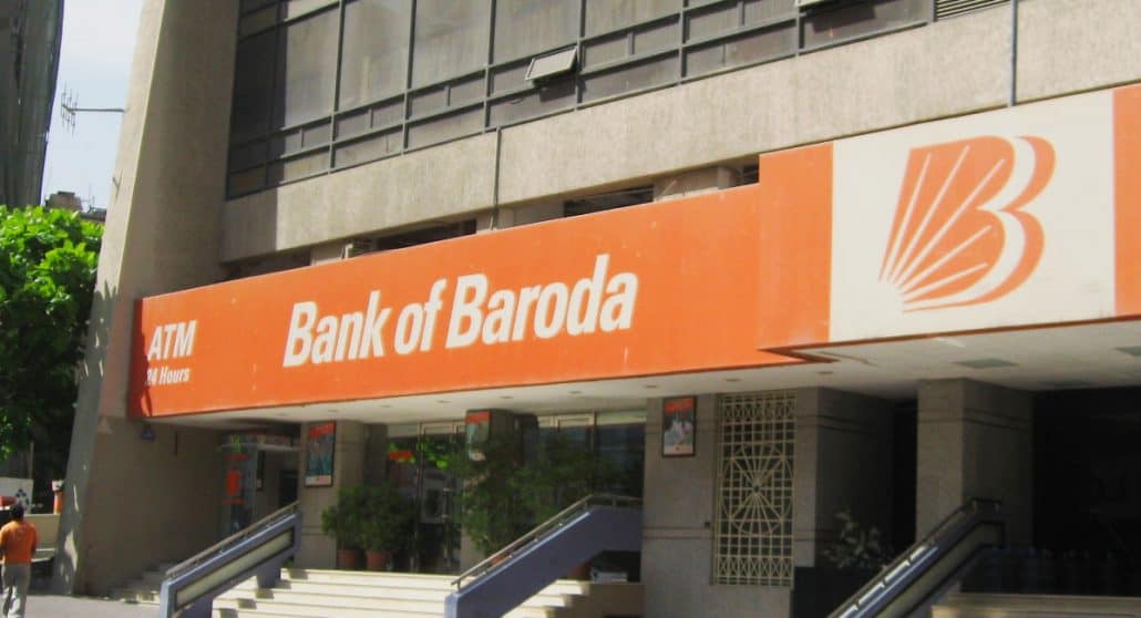 Bank of Baroda signage