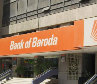 Bank of Baroda signage