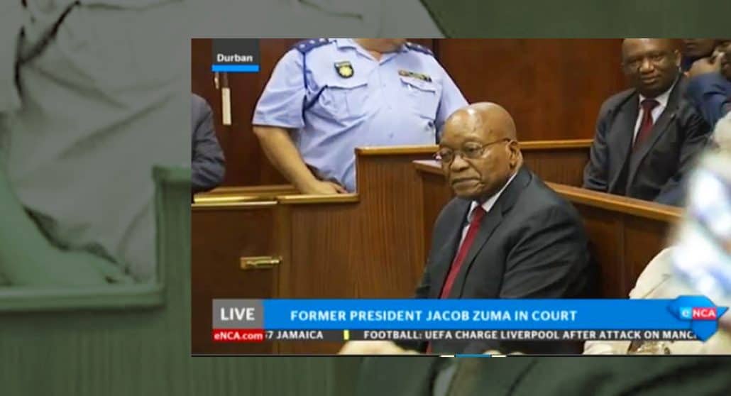 Jacob Zuma in Durban High Court April 2018