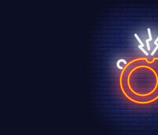 neon whistle blowing