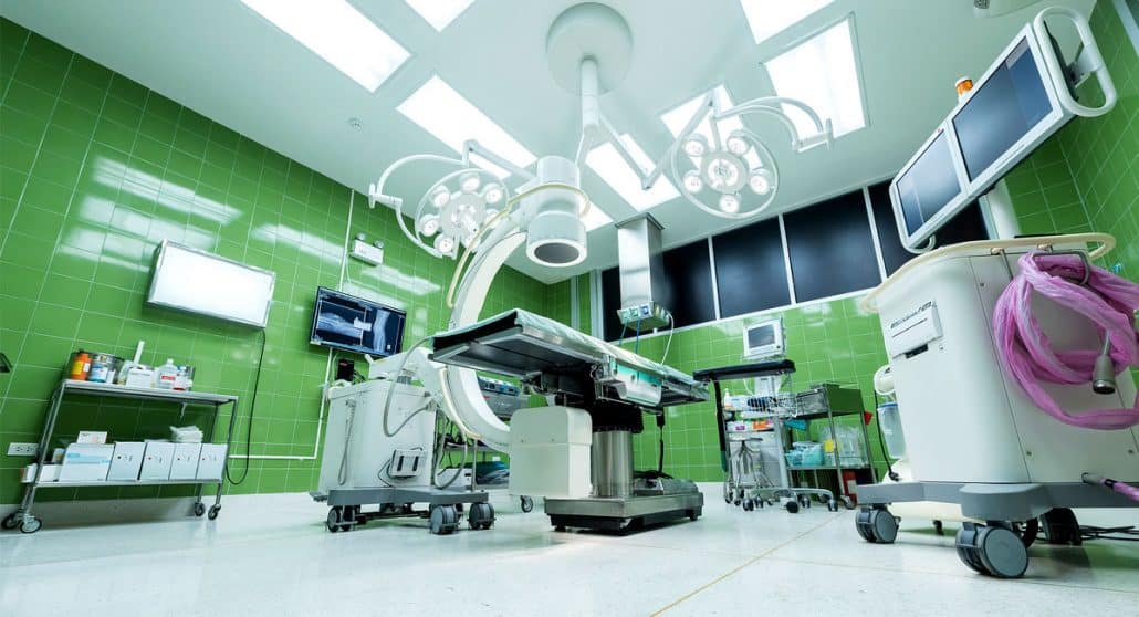Operating theatre in a hospital