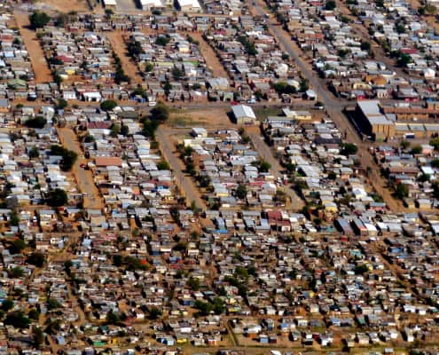 South Africa township