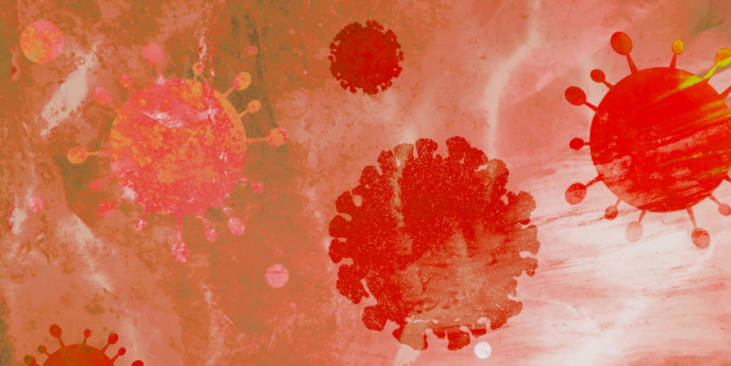 Depiction of Covid-19 virus