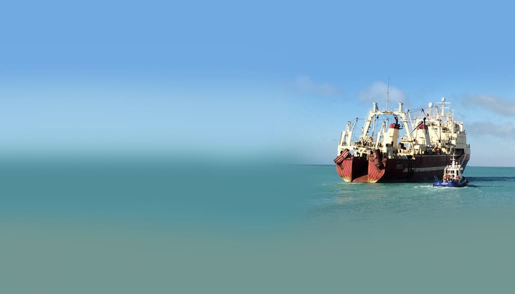 A Samherji fishing trawler