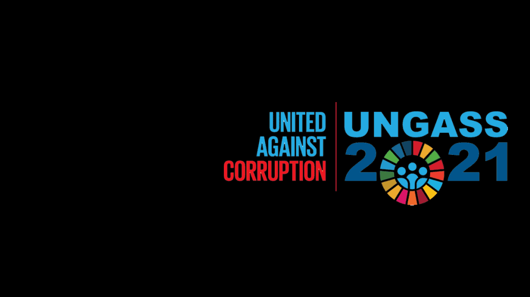logo of UN General Assembly Special Session against Corruption