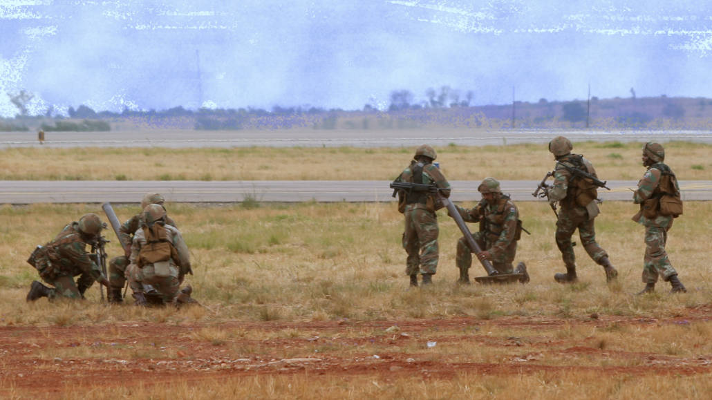 South African National Defence Force soldiers