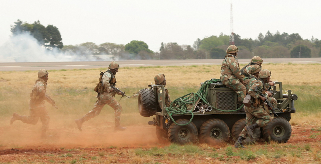 South African Defence Force troops