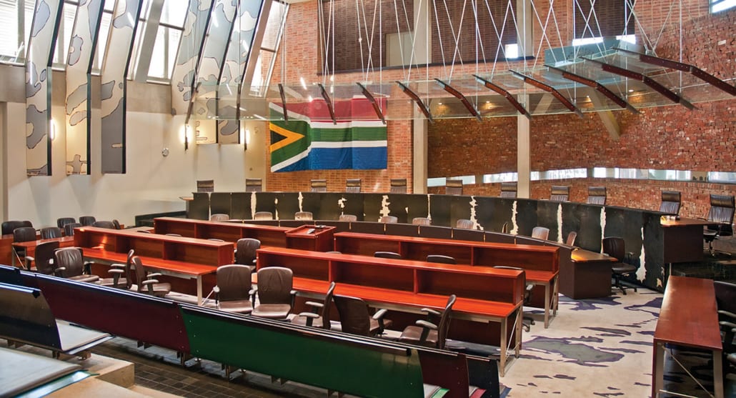 Interior of the Constitutional Court