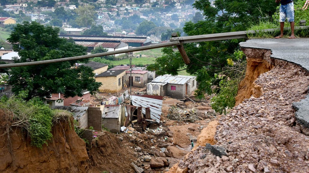 Flood-stricken community in KwaZulu-Natal