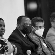 Photo of panellists at the beneficial ownership conference in Cape Town