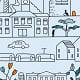 Drawing of a town