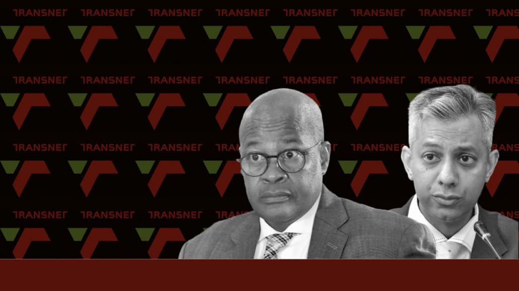 Brian Molefe and Anoj Singh, former Transnet executives