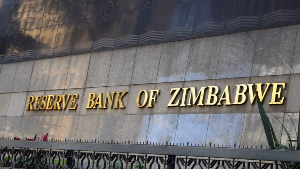 Exterior of the Reserve Bank of Zimbabwe
