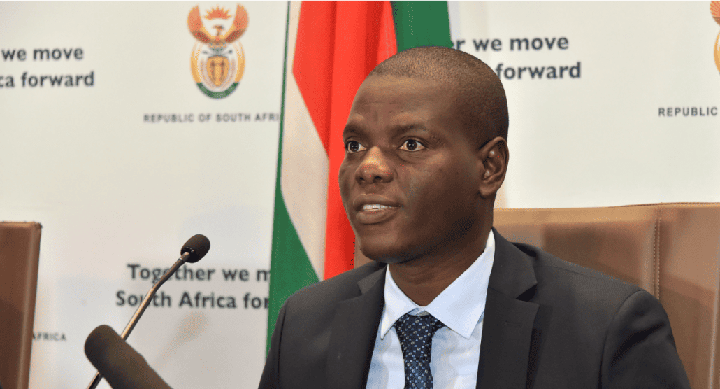 Photo of justice minister Ronald Lamola