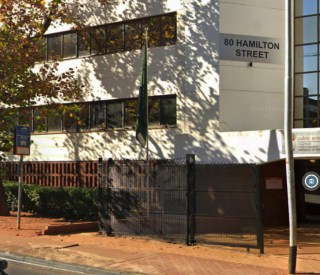 Street view of the Department of Public Enterprises building