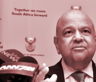 A photo of Minister Pravin Gordhan