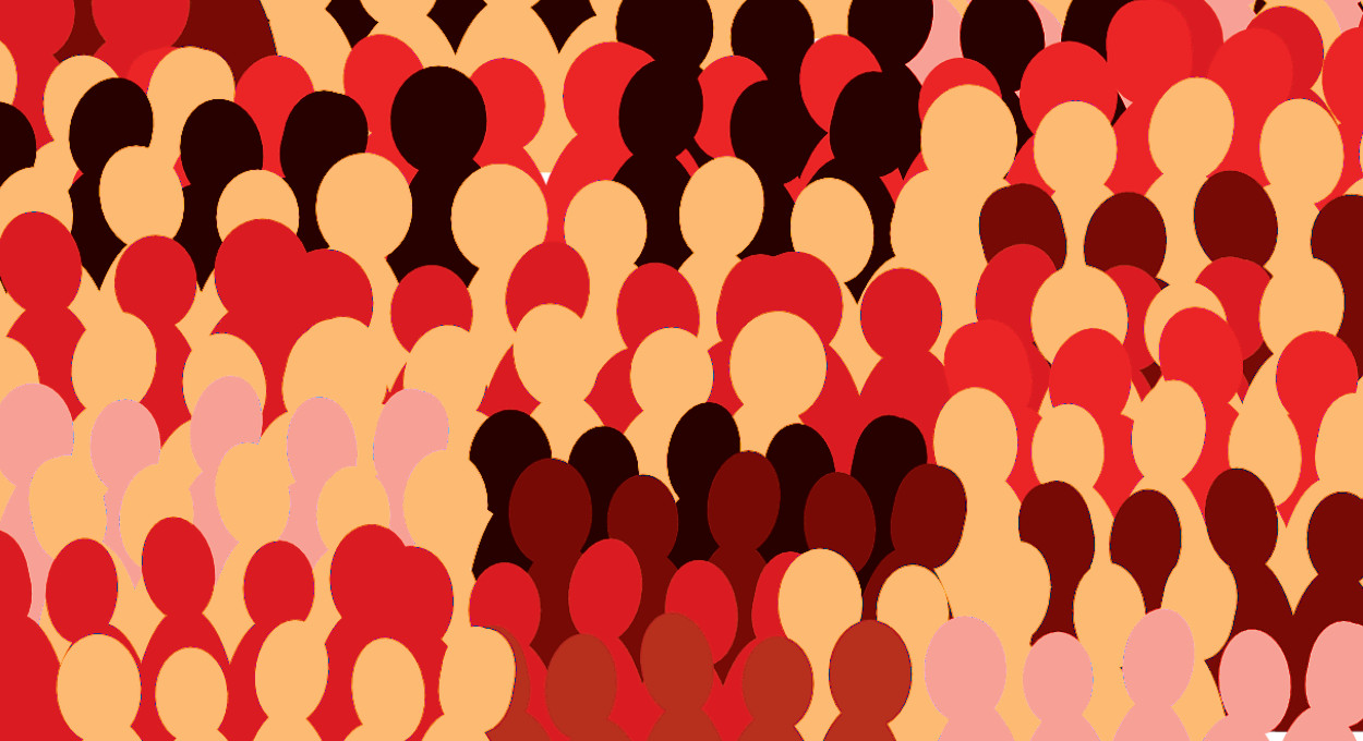 A simple illustration of a group of community members