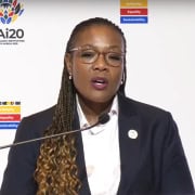 Auditor-general Tsakani Maluleke at SAI20