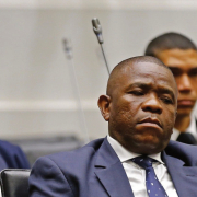 Lt-Gen Nhlanhla Mkhwanazi giving testimony at the first day of the parliamentary ad hoc committee into his allegations of police criminality.