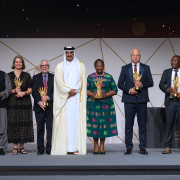 The recipients of the 2025 Sheikh Tamim Bin Hamad Al Thani International Anti-Corruption Excellence Award