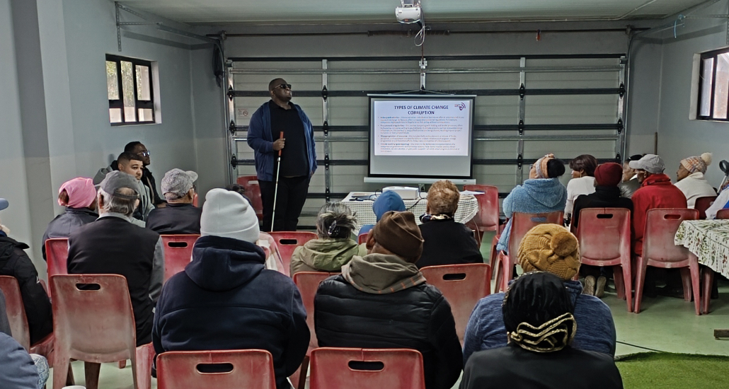 The Corruption Watch CGI team at a community engagement in the Western Cape, August 2025.